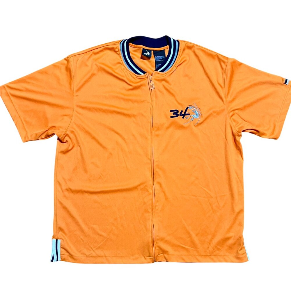 Shaquille O'Neal Vintage Full Zip Warm Up T-Shirt
